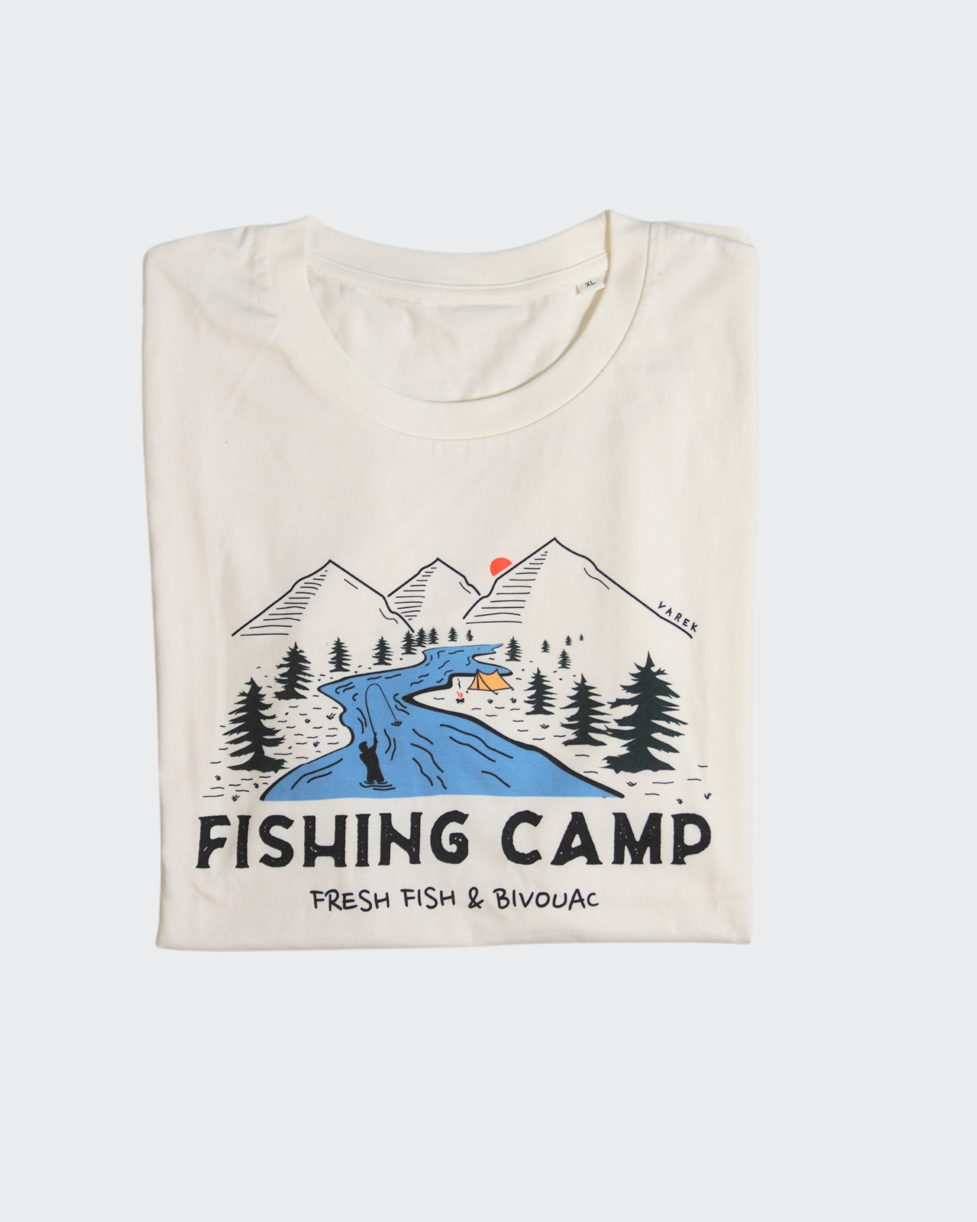 T-shirt 100% coton unisexe : Campfire