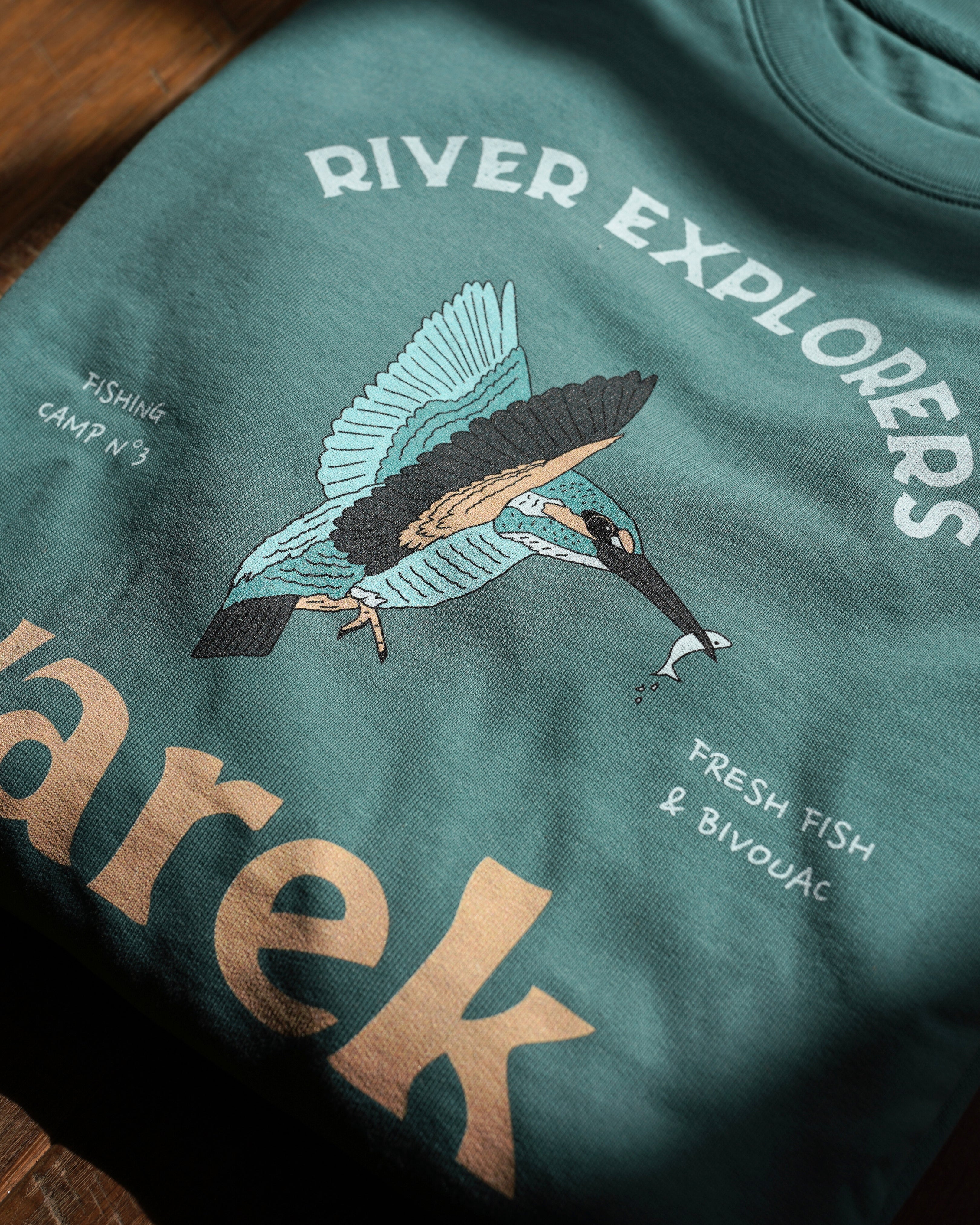 Sweat col rond unisexe : Kingfisher