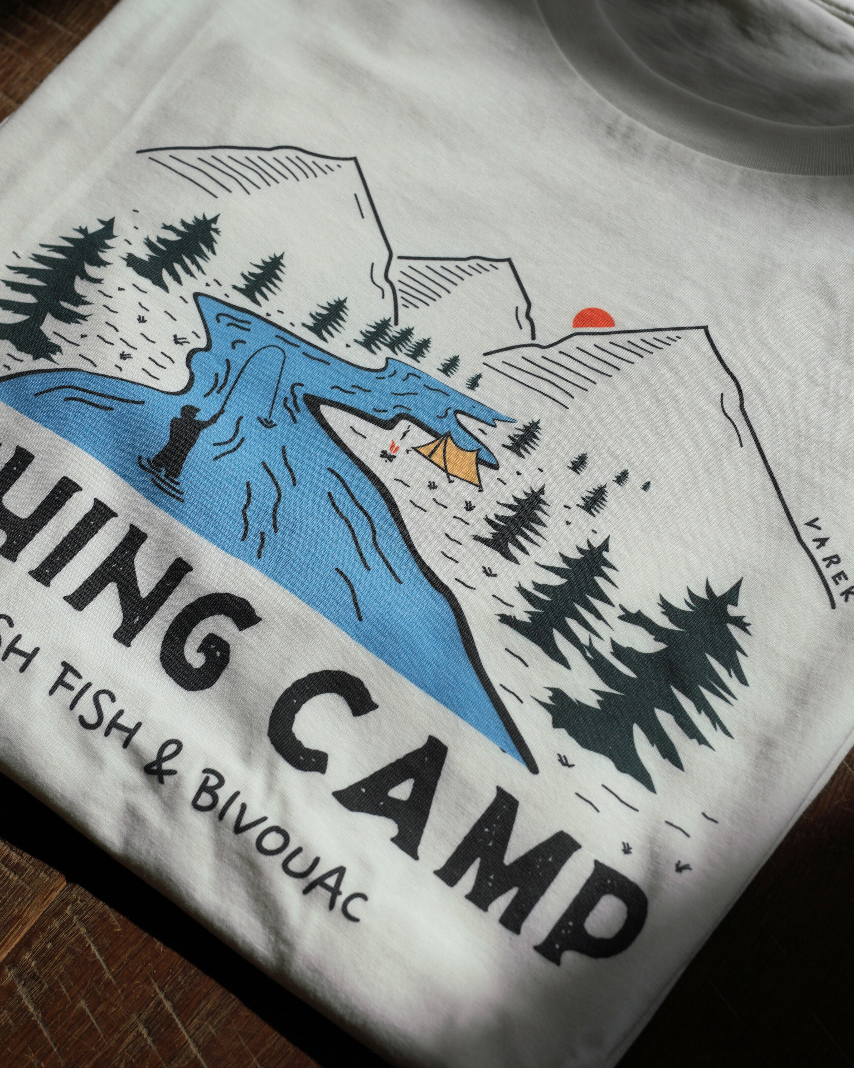 T-shirt 100% coton unisexe : Campfire