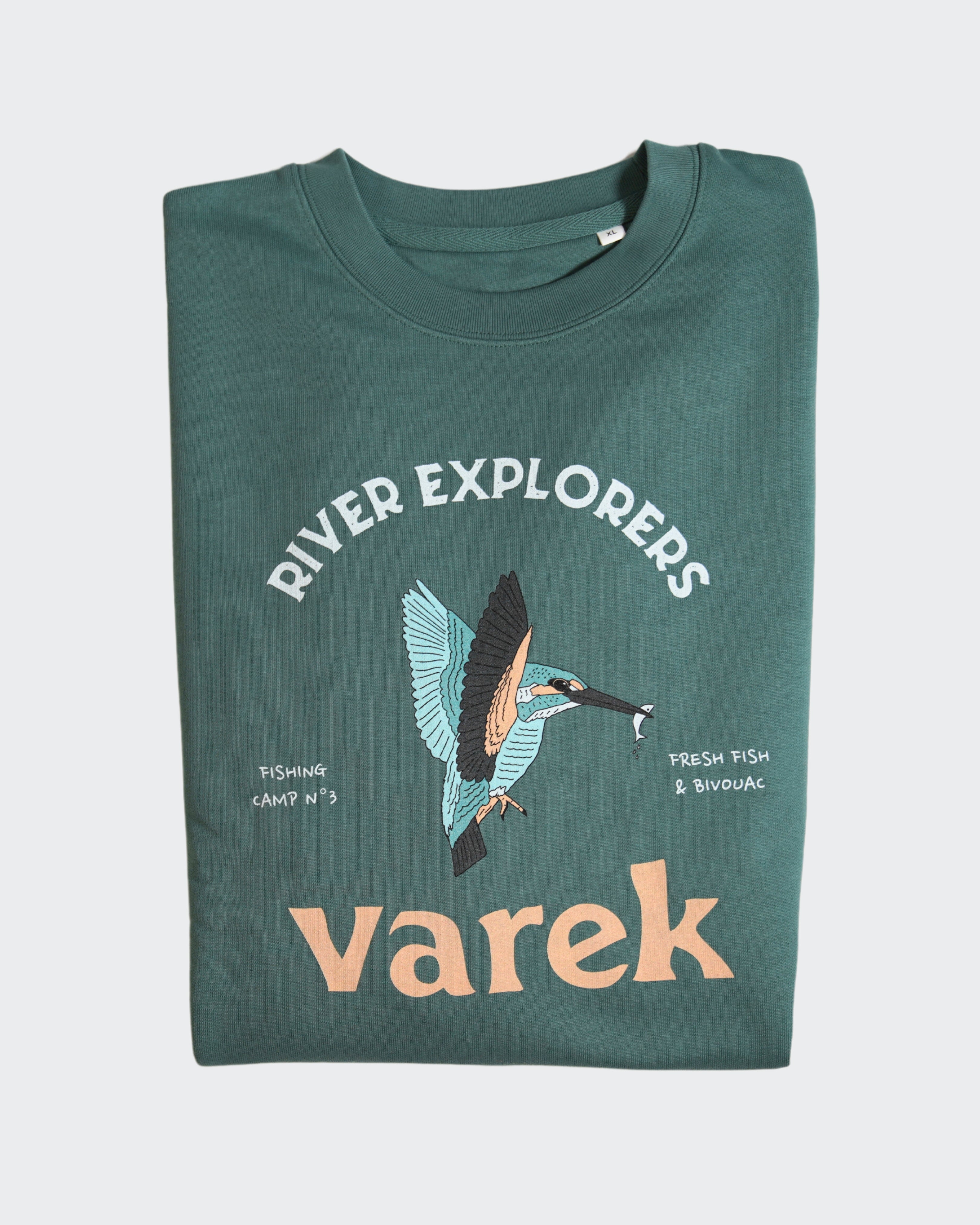 Sweat col rond unisexe : Kingfisher