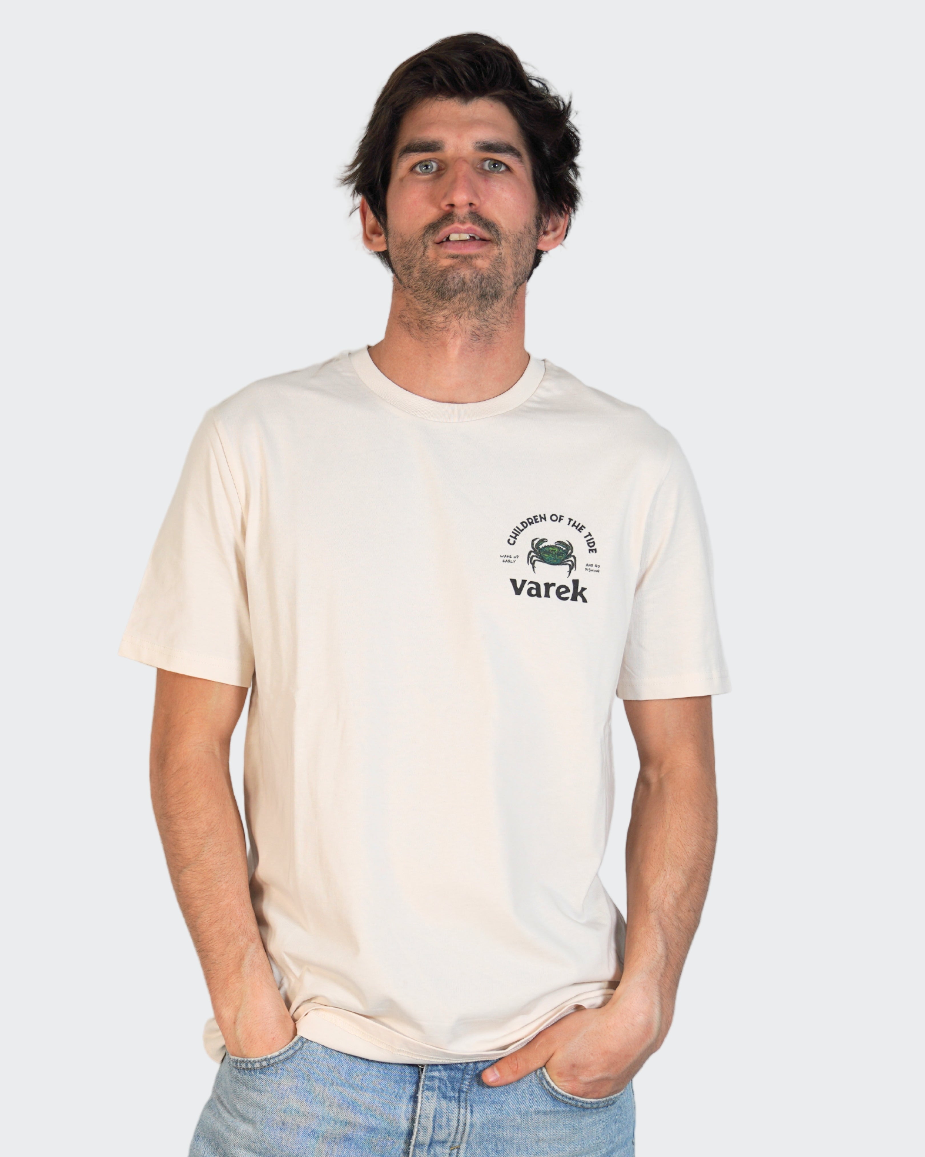 T-shirt 100% coton unisexe : Low Tide Rules