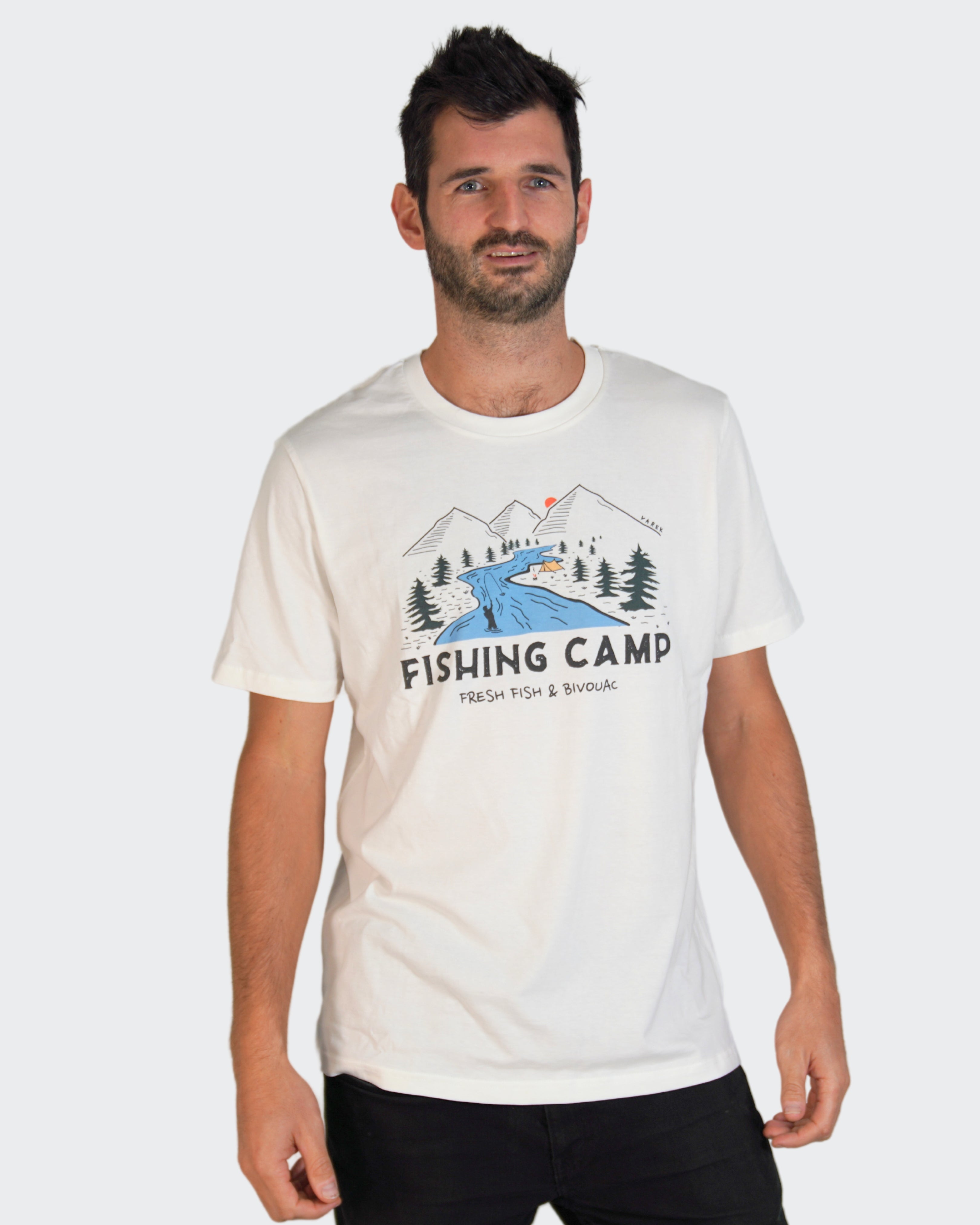 T-shirt 100% coton unisexe : Campfire